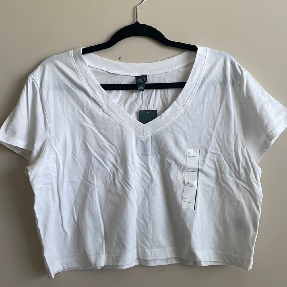 NWT white wild fable crop top